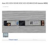 Asus X55 X55V X55VD X55C K55 K55VM K55VD Kamera WEBCAM - 1