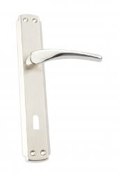 Elif Bravo Nikel Saten Aynalı Oda Kapı Kolu - 1