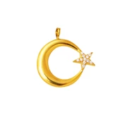 22 Ayar Altın Ayyıldız Kolye Ucu thumbnail 1