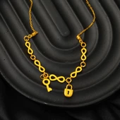 22 Ayar Altın Sonsuzluk Pandora Kolye thumbnail 4