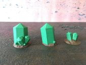 Alien Crystals Scatter Terrain Için Min Savaş Oyunları 40K Si-Fi Necron Benzeri Plastik Aparat - 11