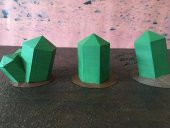 Alien Crystals Scatter Terrain Için Min Savaş Oyunları 40K Si-Fi Necron Benzeri Plastik Aparat - 12
