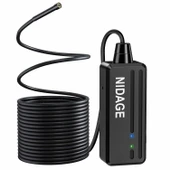 NIDAGE 5.5mm 2MP WiFi Boroskop 1080P HD Yarı Sert Yılan Kamera - 5m - 1