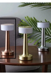 Rose Gold Dokunmatik 3 Kademeli LED Masa Lambası - 2