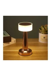 Rose Gold Dokunmatik 3 Kademeli LED Masa Lambası - 3