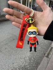 İnanılmaz Aile Silikon Anahatarlık Çanta Süsü thumbnail 2