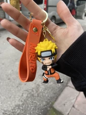 Anime Naruto Uzumaki Silikon Anahtarlık Çanta Süsü - 1
