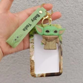 Star Wars - Baby Yoda Silikon  Kartlık  Anahtarlık thumbnail 3