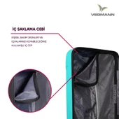 Vegmann Vela Su Yeşili Büyük Boy Valiz - 4