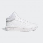 Adidas CZ0222 Hoops 3.0 Mid Lifestyle Kadın Günlük Beyaz Spor ve Basketbol Ayakkabısı - 1