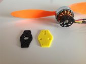 Hextronik Dt750 Yaw Motor Adaptörü Titan Tricopter Çerçevesi İçin Plastik Aparat - 8