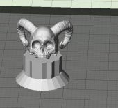 Şeytan Skull Gitar Hacmi / Tone Knob - Tt Plastik Aparat - 3