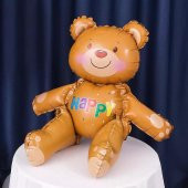 Oturan Ayı Folyo Balon 77x70 cm thumbnail 5