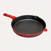 Sürel Döküm Kızartma Tavası 27cm Kırmızı - 1