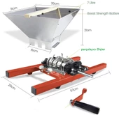 Fenglin CLA 7L Meyve Parçalama Makinesi, Meyve Değirmeni 7 Lt - 4