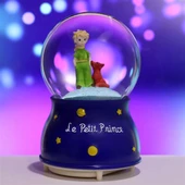The Little Prince Küçük Prens Renk Değiştiren Işıklı Müzikli Püskürtmeli Kar Küresi - 1