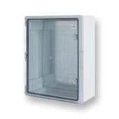 AKİŞ AKPC-500600 ŞEFFAF KAPAKLI ABS PLASTİK ELEKTRİK PANOSU (50x60x23 CM) - 1