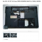 Hp G62-B13ST Alt Kasa ÜRÜN RESMİNE BAKIP AL FARKLI MODELİ VAR - 1