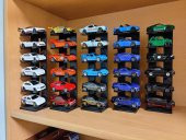 6 Araba Hotwheels Stand/Rack Plastik Aparat - 5