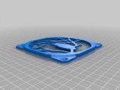 120Mm Fan Izgarası / Owl Siluet Plastik Aparat - 1