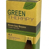 Green Therapy Krem Saç Boyası 6.1 Koyu Küllü Kumral - 1
