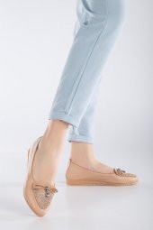 Cilt Fiyonk Taş Detaylı Nude Kadın Babet thumbnail 2