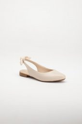 Topuk Açık Fiyonklu Cilt Ten Kadın Babet thumbnail 4