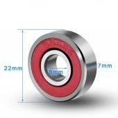 Basit Fidget Spinner - 608Rs Rulman Plastik Aparat - 6