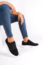 KB-040 Siyah Süet   Bağcıklı  Günlük Erkek  Ayakkabı thumbnail 1