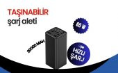 Cosmostech 20000 mAh Powerbank Laptop, Macbook , Steam Deck, Rog Ally Uyumlu Taşınabilir Hızlı Şarj Cihazı - PD 65W -100W Hızlı Şarj - 3