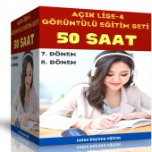 Açık Lise-4 Görüntülü Eğitim Seti (120 Saat Görüntülü Anlatım) - 1