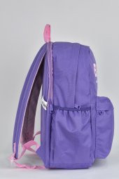 Beverly Hills Polo Club Unisex Çok Gözlü Günlük Seyahat Okul Sırt Çantası Lila 04154 thumbnail 4