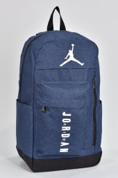 Jordan Unisex Çok Gözlü Günlük Seyahat Okul Sırt Çantası Lacivert Q3099 - 2