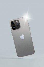 Gri iPhone 14 Pro Max Kaplama Arka Ve Yan Full Kaplayan Koruyucu Body Hydrogel Kaplama - 1