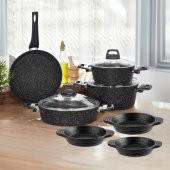 10 Parça Granit & Granit- Döküm Sahan Seti thumbnail 1