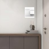 RAFLI ANAHTARLIK MODEL 2 BEYAZ - 5