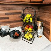 3 Katlı Mutfak Organizatörü DEMONTE SİYAH - 2