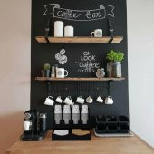 Çay & Kahve Ünitesi / Stand 16OZ SİYAH - 1