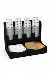 KARTON BARDAKLIK/KARTON BARDAK STANDI / BARDAK ŞEKER KARIŞTIRICI/ORGANİZER RAF - 1