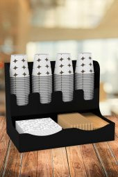 KARTON BARDAKLIK/KARTON BARDAK STANDI / BARDAK ŞEKER KARIŞTIRICI/ORGANİZER RAF - 9