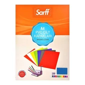 Sarff Cilt Kapağı A4 160 Micron PVC Opak Mavi 100'lü - 1