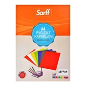 Sarff Cilt Kapağı A4 160 Micron PVC 100'lü Şeffaf - 2