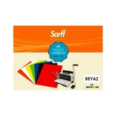 Sarff Cilt Kapağı A3 160 Micron Pvc Opak Beyaz 100'lü - 1