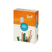 Sarff Spiral Plastik Delüx 22 mm Beyaz 50'li - 1