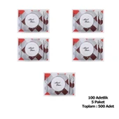 Amerikan Servis Kağıdı Afiyet Olsun Baskılı Beyaz Masa Örtüsü - 29 x 40 Cm. - 100 Adetlik 5 Paket thumbnail 3