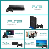 Concord 6IN1CHR Pc Gamepad Kablosuz Şarjlı Titreşimli Oyun Kolu Joystick PS2PS3PCSmart PhoneTv - 3