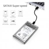2.5 Sata Type C Usb 3.1 Usb 3.0 Şeffaf Harici Ssd Hdd Hard Disk Kutusu - 5