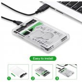 2.5 Sata Type C Usb 3.1 Usb 3.0 Şeffaf Harici Ssd Hdd Hard Disk Kutusu - 6