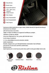 Rizline Togg T10X ile Uyumlu 3D Havuzlu Paspas Siyah - 3