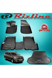 Rizline Dacia Logan Mcv 3d Paspas + Bagaj Havuzu Siyah 2013-2019 Arası - 1